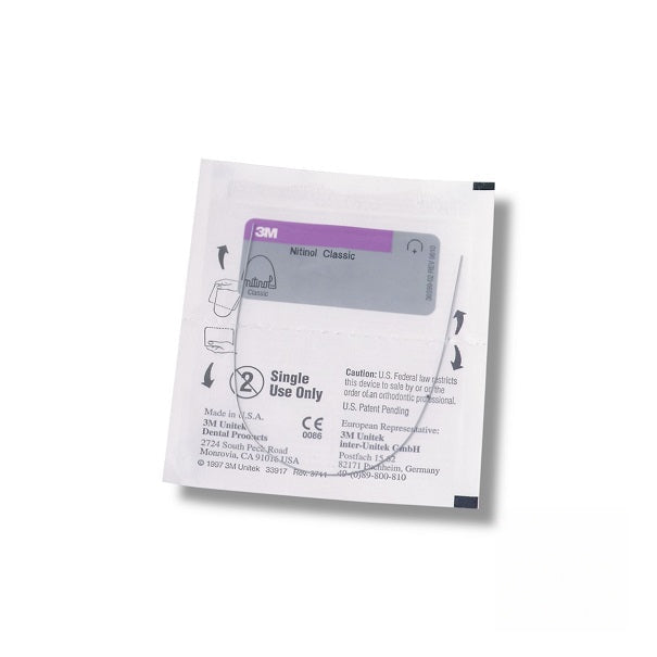 3M Unitek. Arcos Nitinol Clasico OrthoForm III x10 Unidades. 0.20 Inferior
