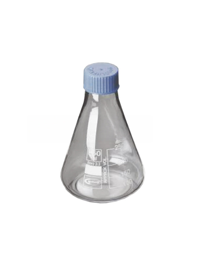 Matraz Erlenmeyer Con Tapa Roscada 250 Ml