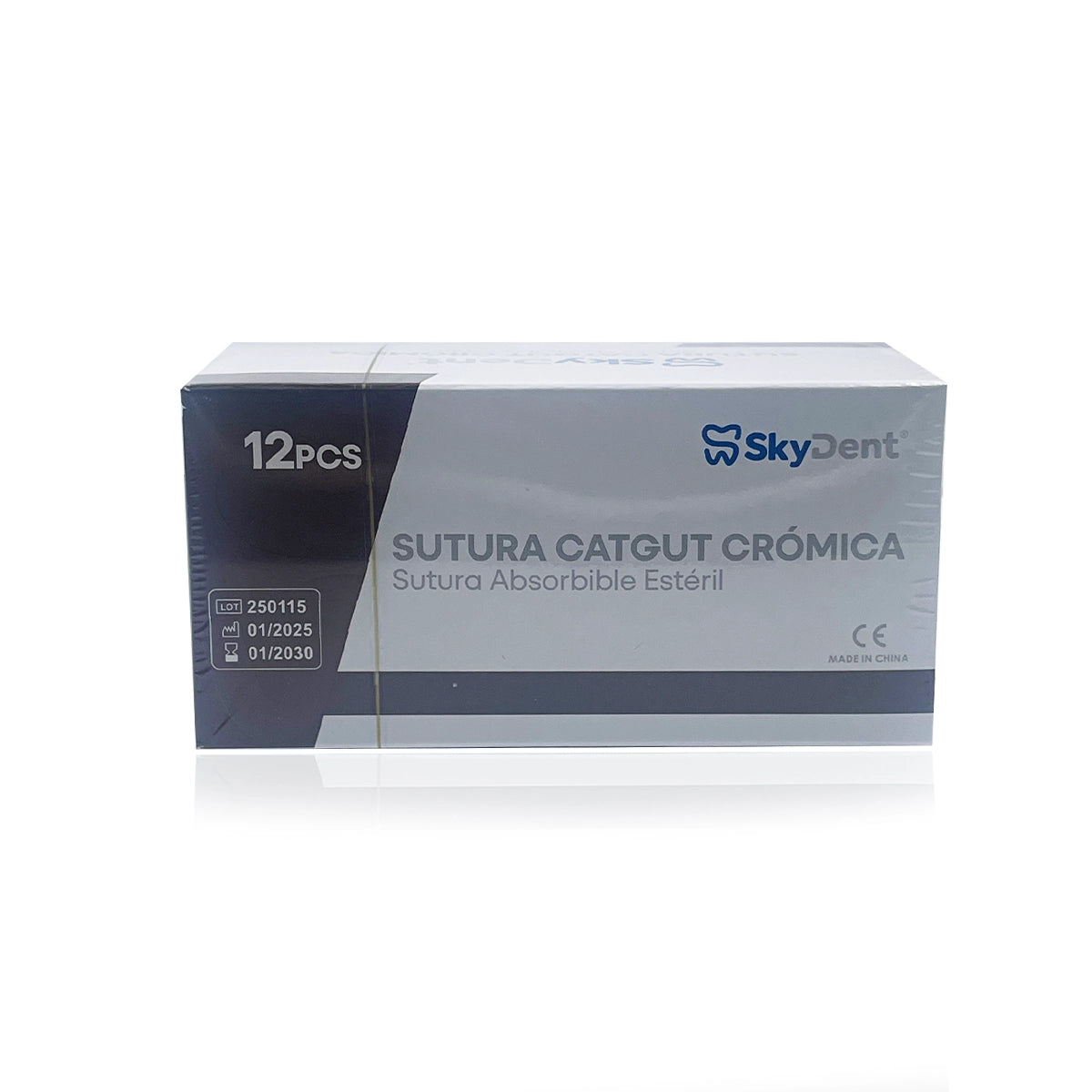 SUTURA CATGUT CRÓMICA SKYDENT 12UN