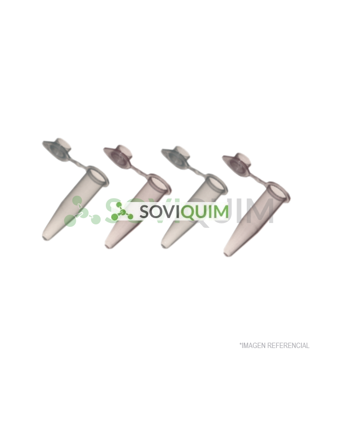 Tubo PCR 0.5 ml tapa plana bolsa/1000 un