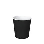 vaso de papel negro